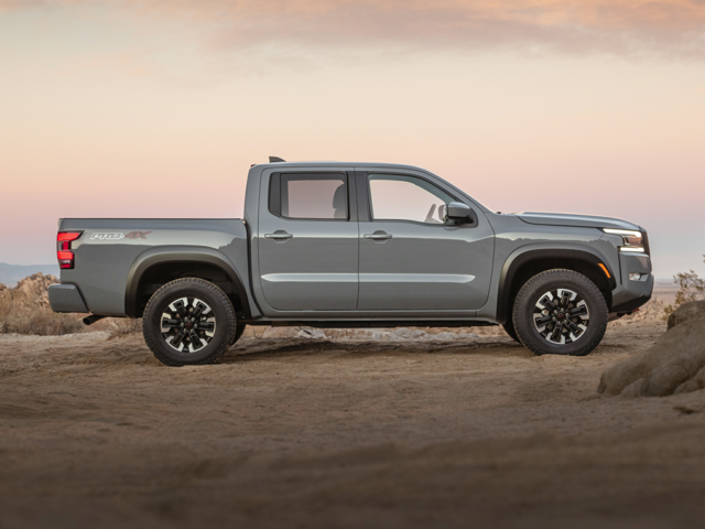 Profile view of a grey 2024 Nissan Frontier | Nissan Frontier in Chesapeake, VA | Banister Nissan of Chesapeake