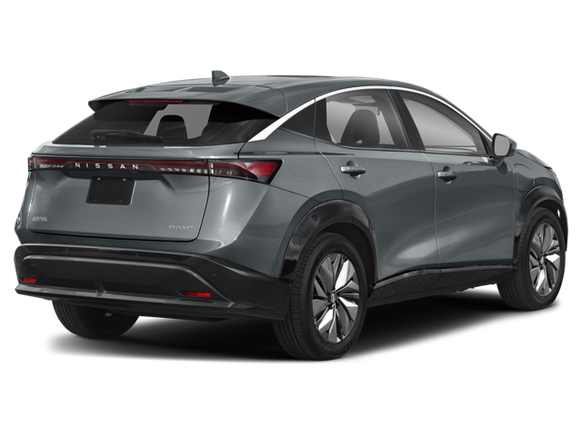 Rear view of a gray 2024 Nissan Ariya. | Nissan dealer in Chesapeake, VA | Banister Nissan of Chesapeake
