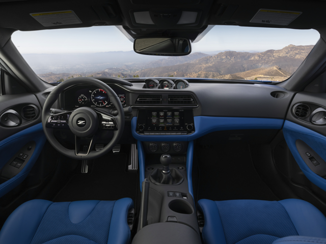 Interior dashboard view inside of a 2024 Nissan Z | Nissan dealer in Chesapeake, VA | Banister Nissan of Chesapeake