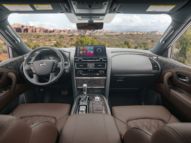 Interior view inside of a 2024 Nissan Armada | Nissan Dealer in Chesapeake, VA | Banister Nissan of Chesapeake