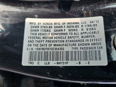 2012 Honda Civic EX