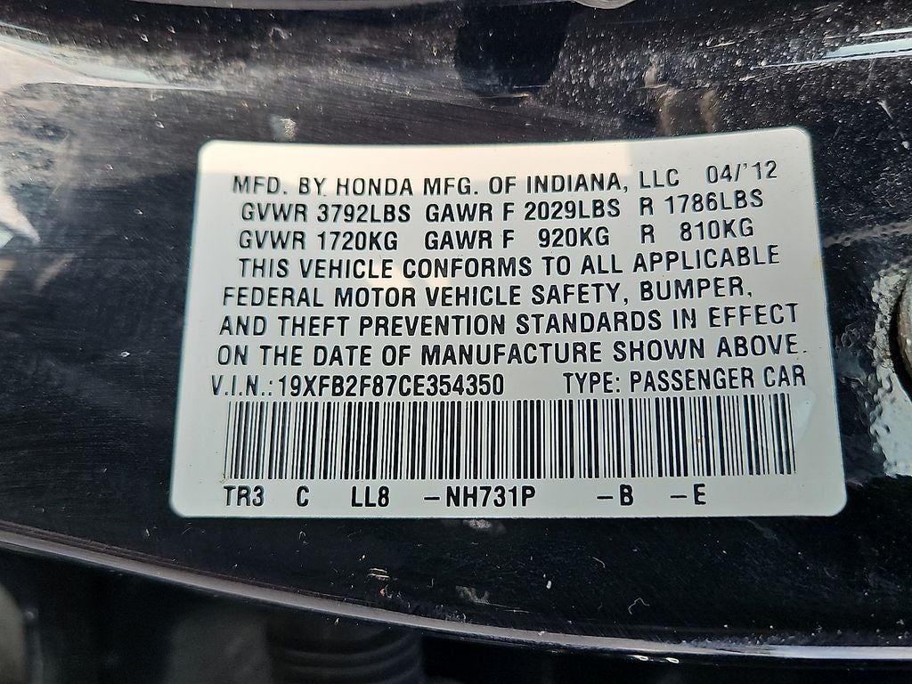 2012 Honda Civic EX