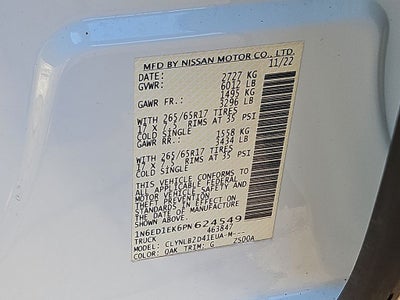 2023 Nissan Frontier SV