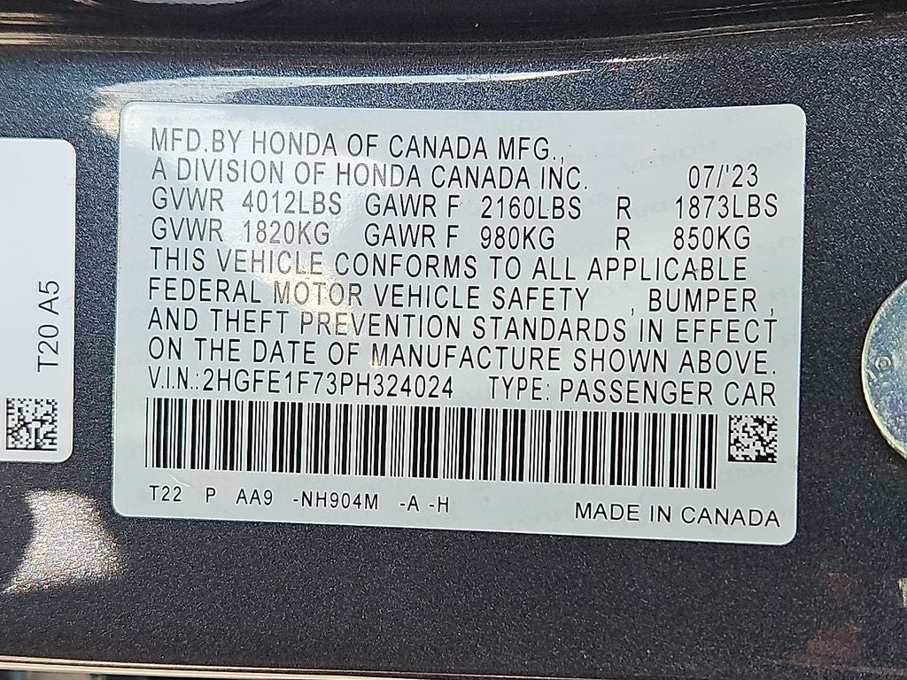 2023 Honda Civic EX