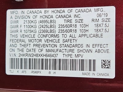 2019 Honda CR-V EX-L