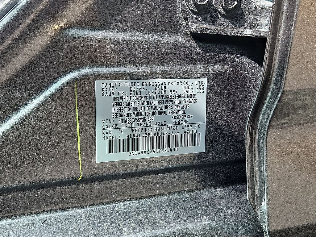 2025 Nissan Sentra SV