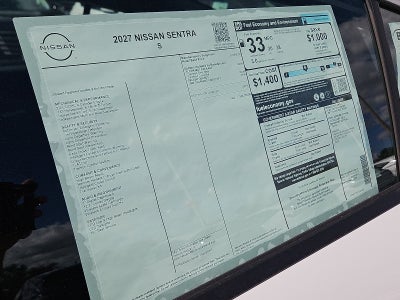 2027 Nissan Sentra S