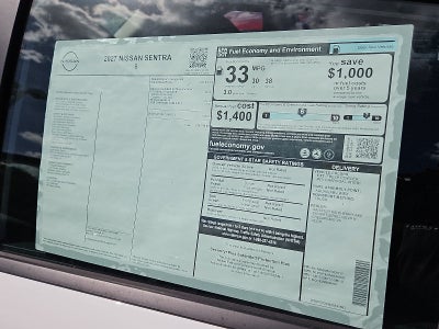 2027 Nissan Sentra S