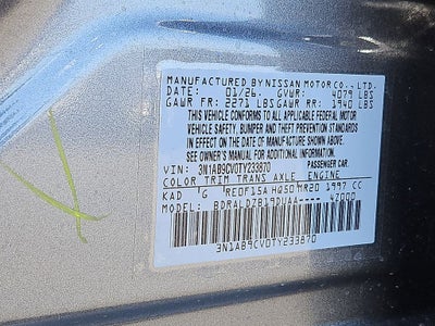 2026 Nissan Sentra SV