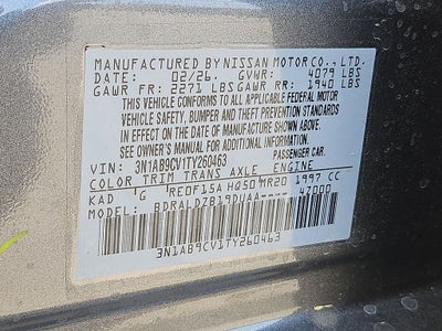 2026 Nissan Sentra SV