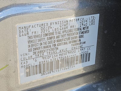 2026 Nissan Sentra SV