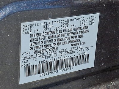 2026 Nissan Sentra SV