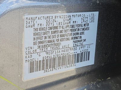 2026 Nissan Sentra SV