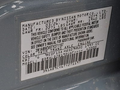2026 Nissan Sentra SV
