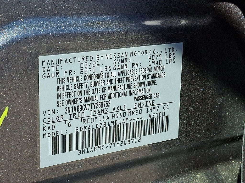 2026 Nissan Sentra SV