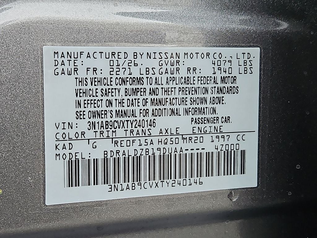 2026 Nissan Sentra SV