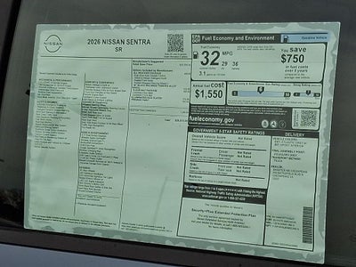 2026 Nissan Sentra SR