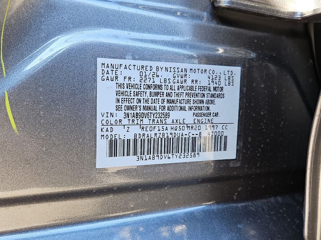 2026 Nissan Sentra SR