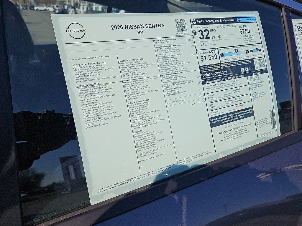 2026 Nissan Sentra SR