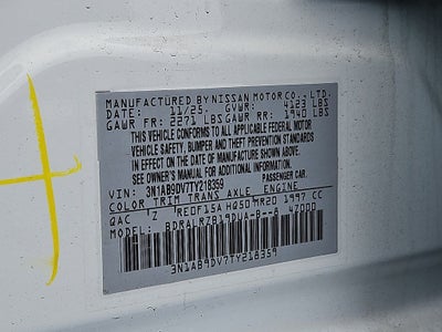 2026 Nissan Sentra SR