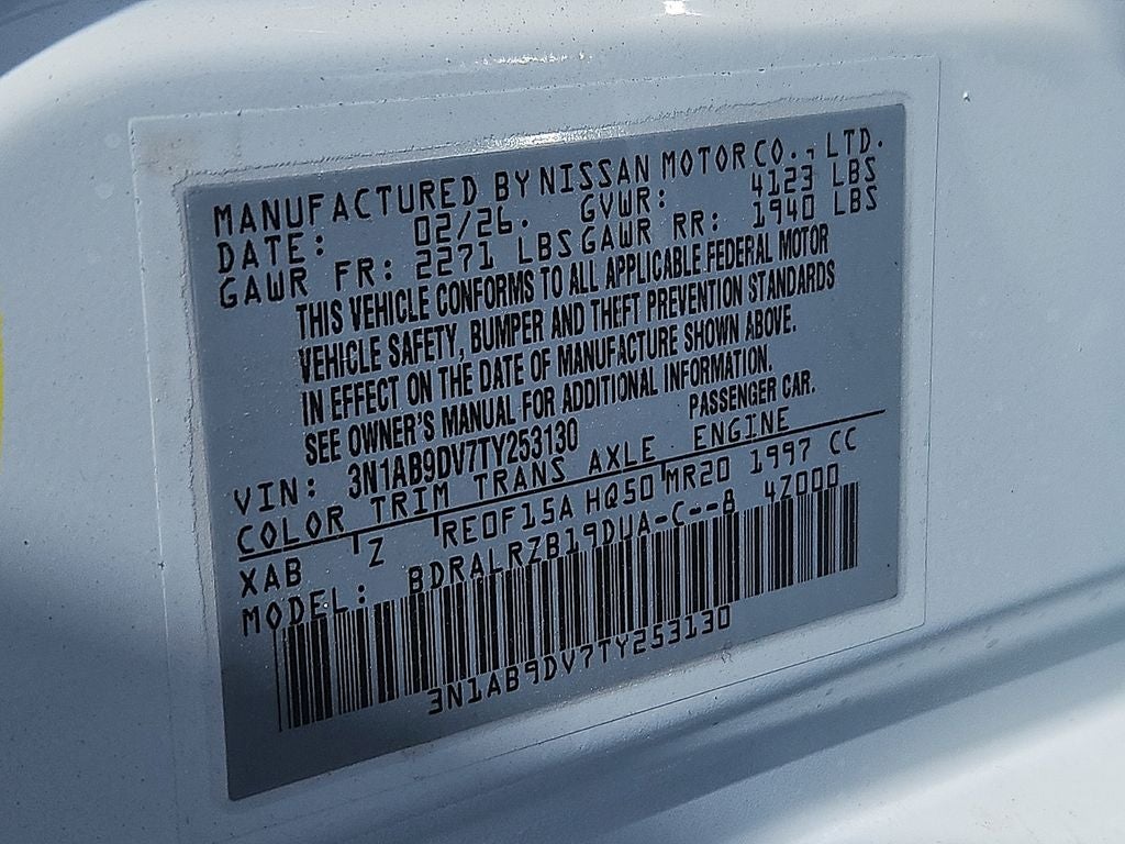 2026 Nissan Sentra SR