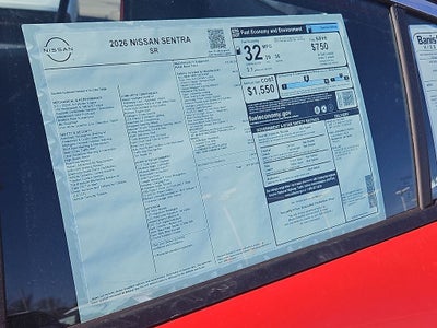 2026 Nissan Sentra SR
