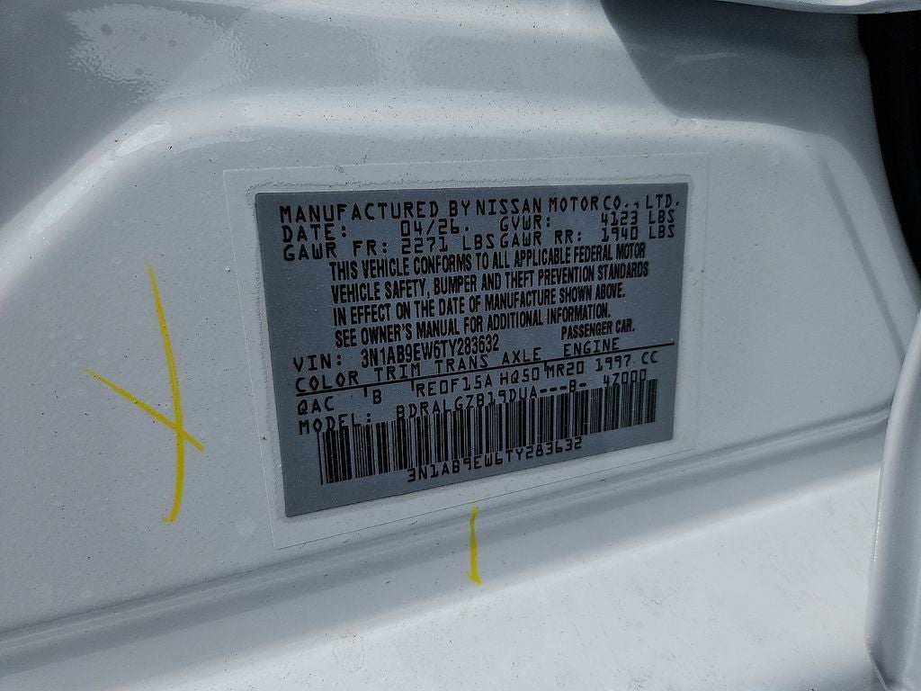 2026 Nissan Sentra SL