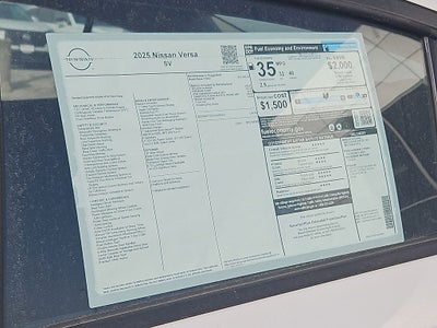 2025 Nissan Versa SV