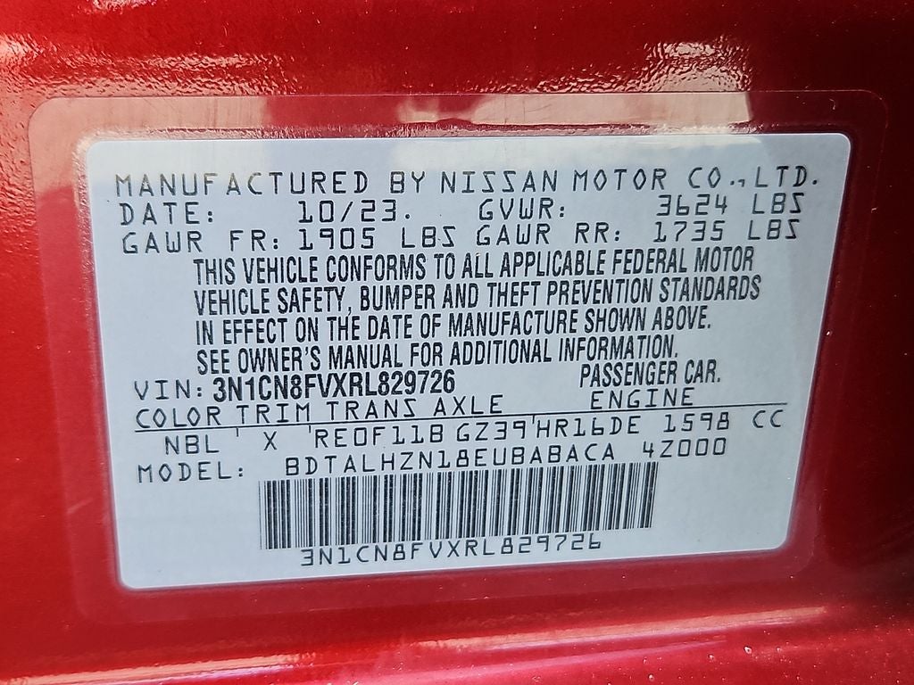 2024 Nissan Versa SR
