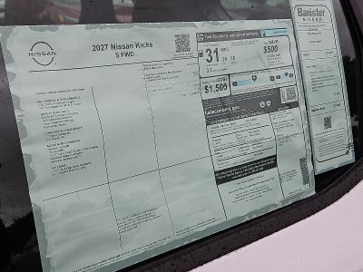 2027 Nissan Kicks S