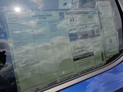 2026 Nissan Kicks SV