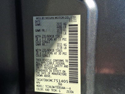 2021 Nissan Rogue SV