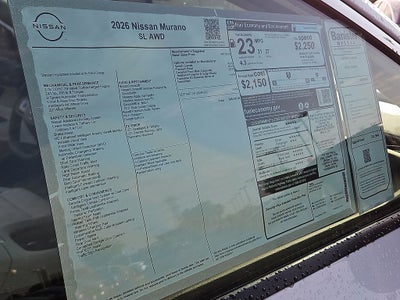 2026 Nissan Murano SL
