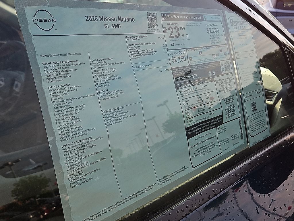 2026 Nissan Murano SL