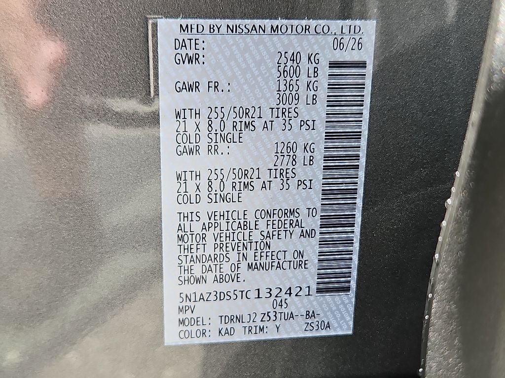2026 Nissan Murano Platinum