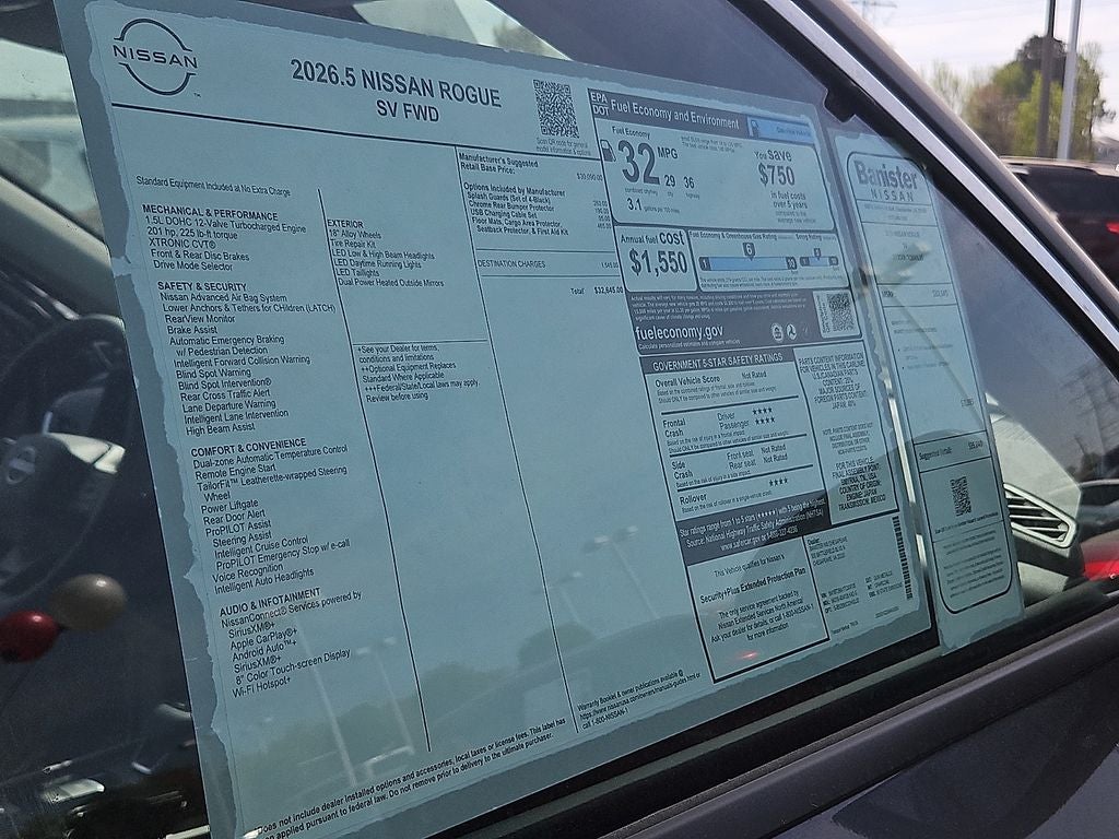 2026 Nissan Rogue SV