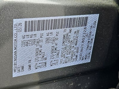 2026 Nissan Rogue SV