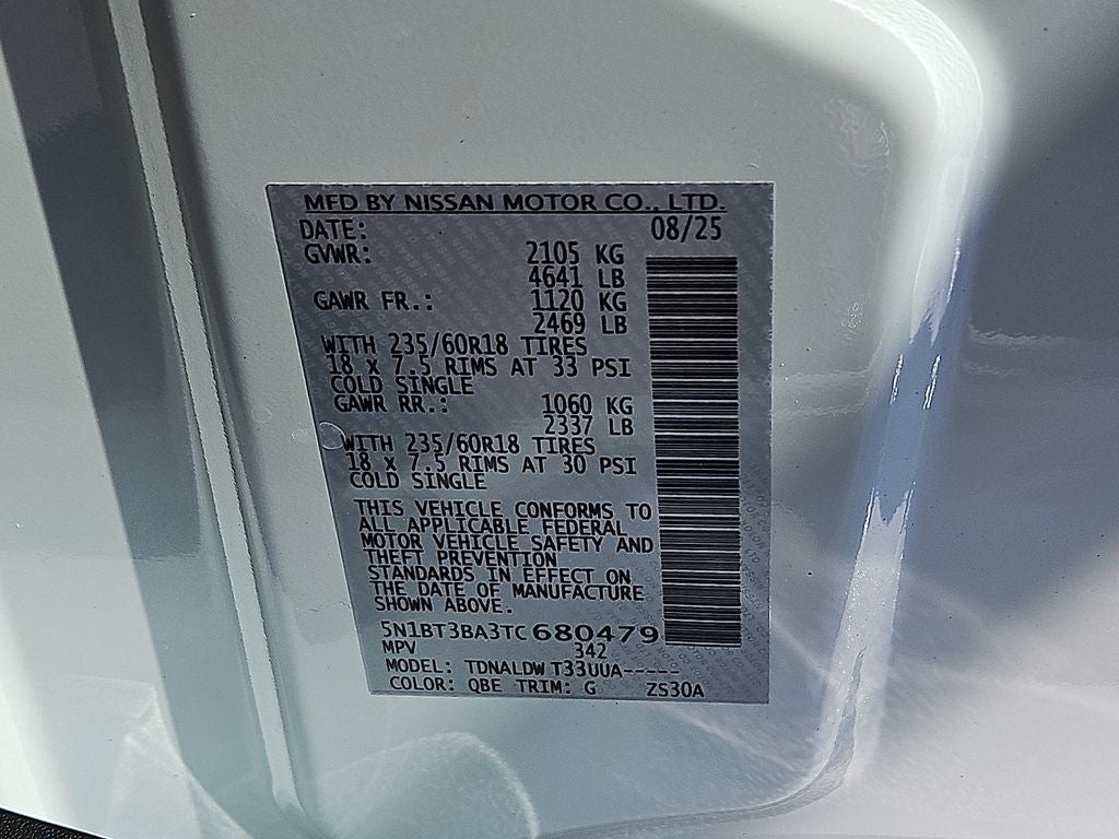 2026 Nissan Rogue SV