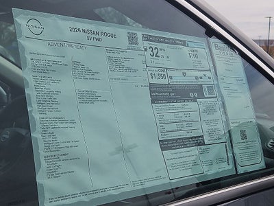 2026 Nissan Rogue SV