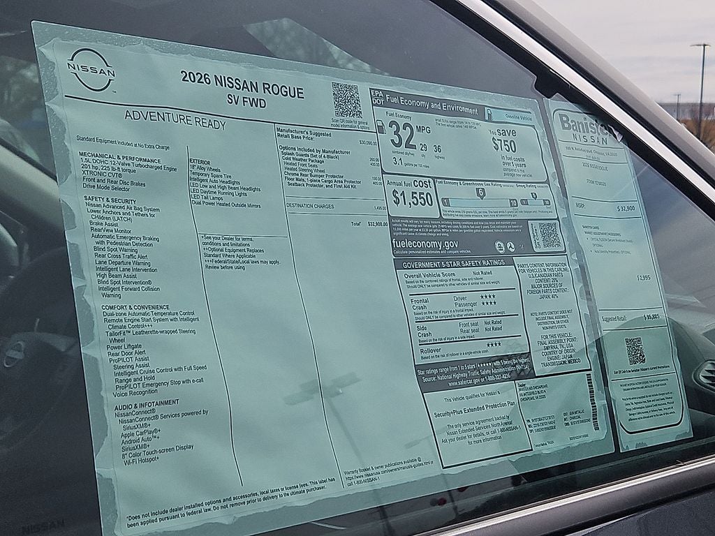 2026 Nissan Rogue SV