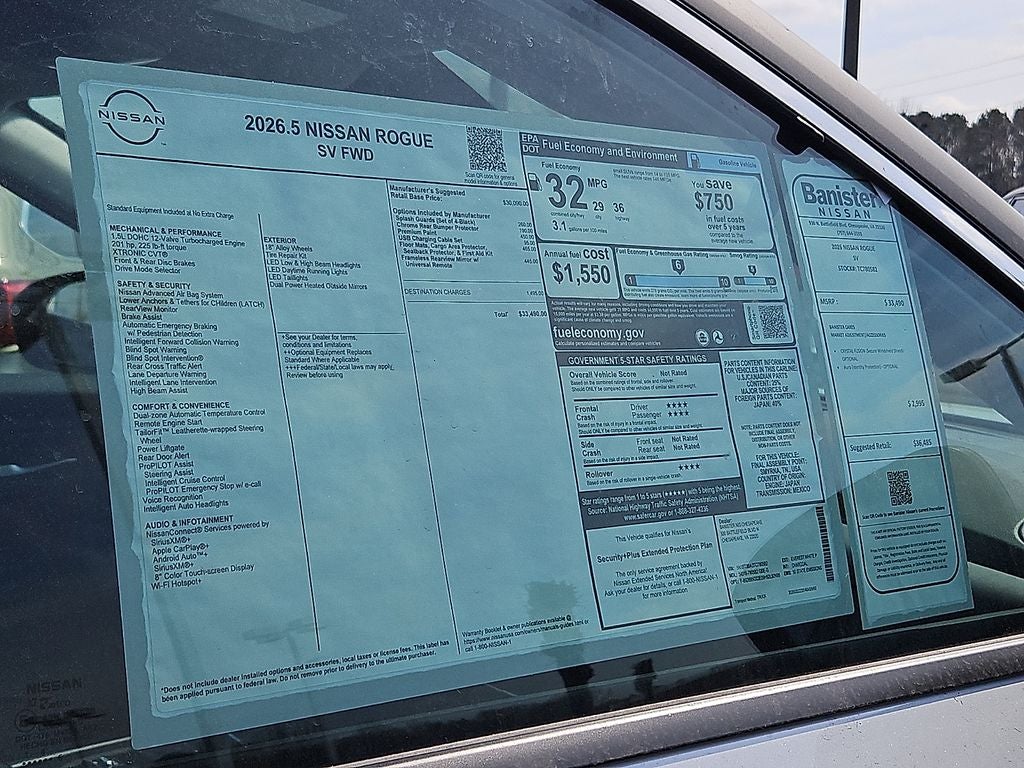 2026 Nissan Rogue SV