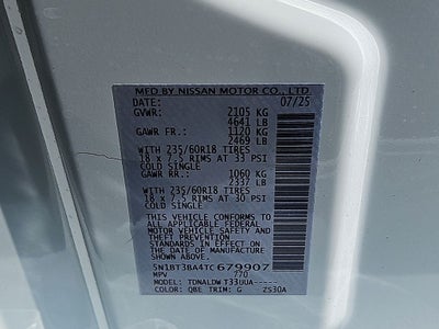 2026 Nissan Rogue SV