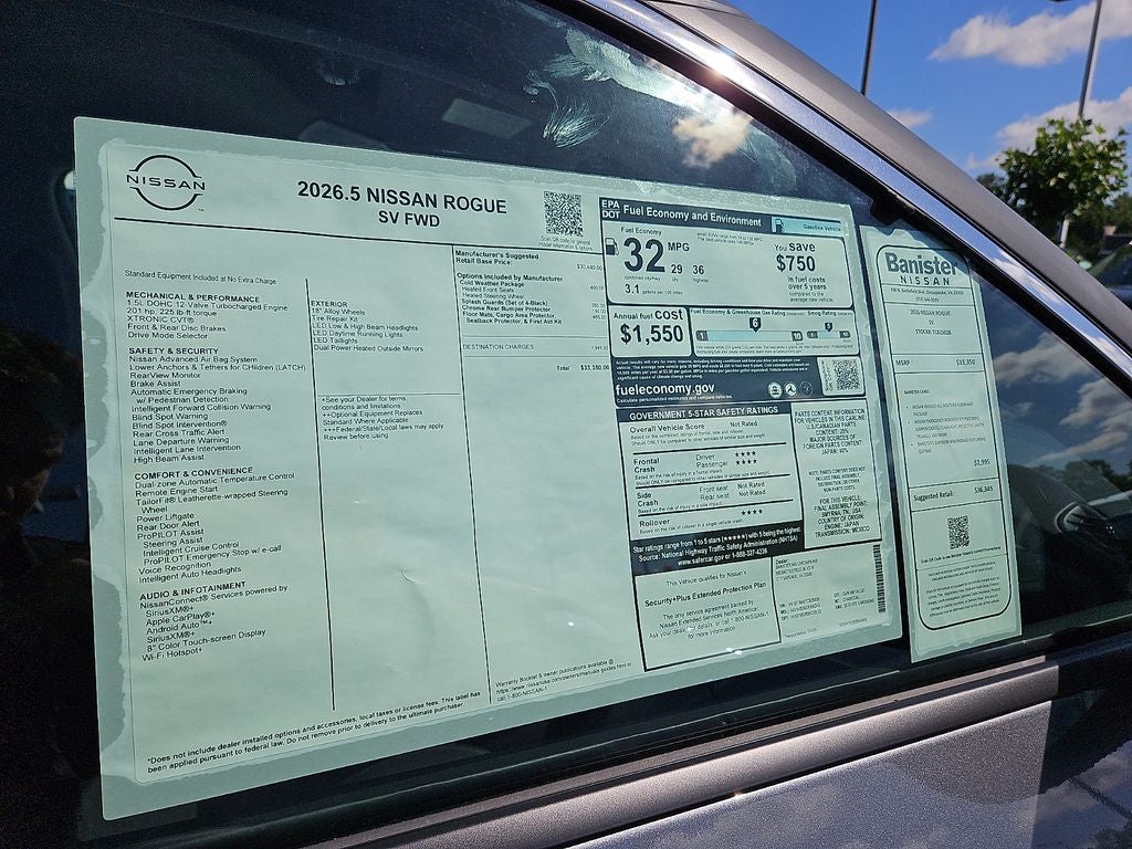 2026 Nissan Rogue SV