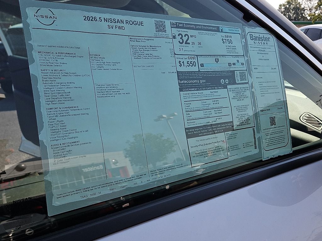 2026 Nissan Rogue SV
