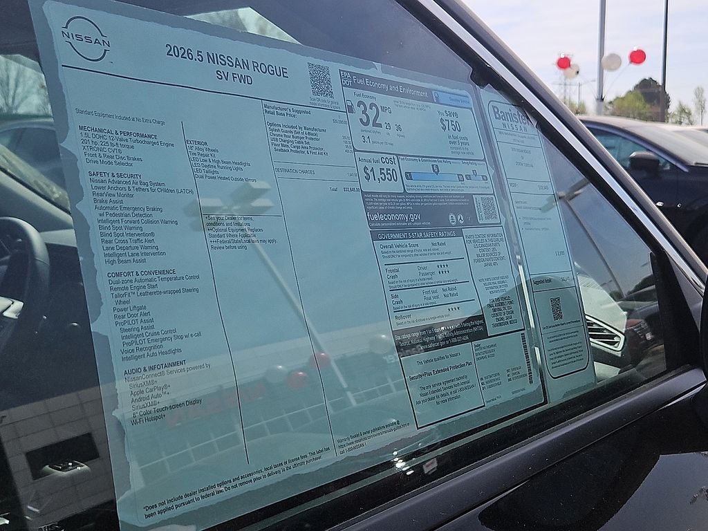 2026 Nissan Rogue SV
