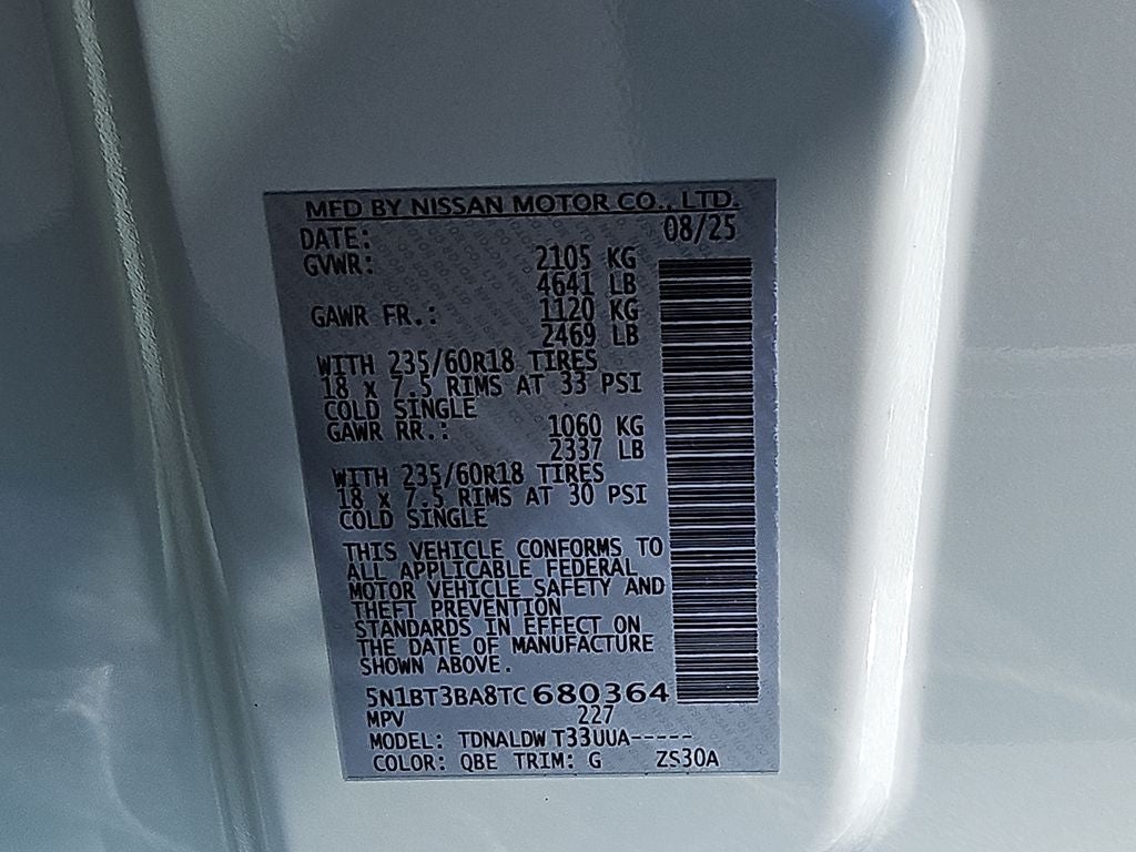 2026 Nissan Rogue SV