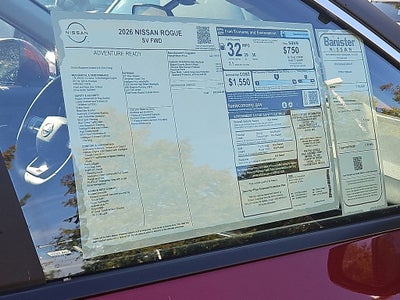 2026 Nissan Rogue SV