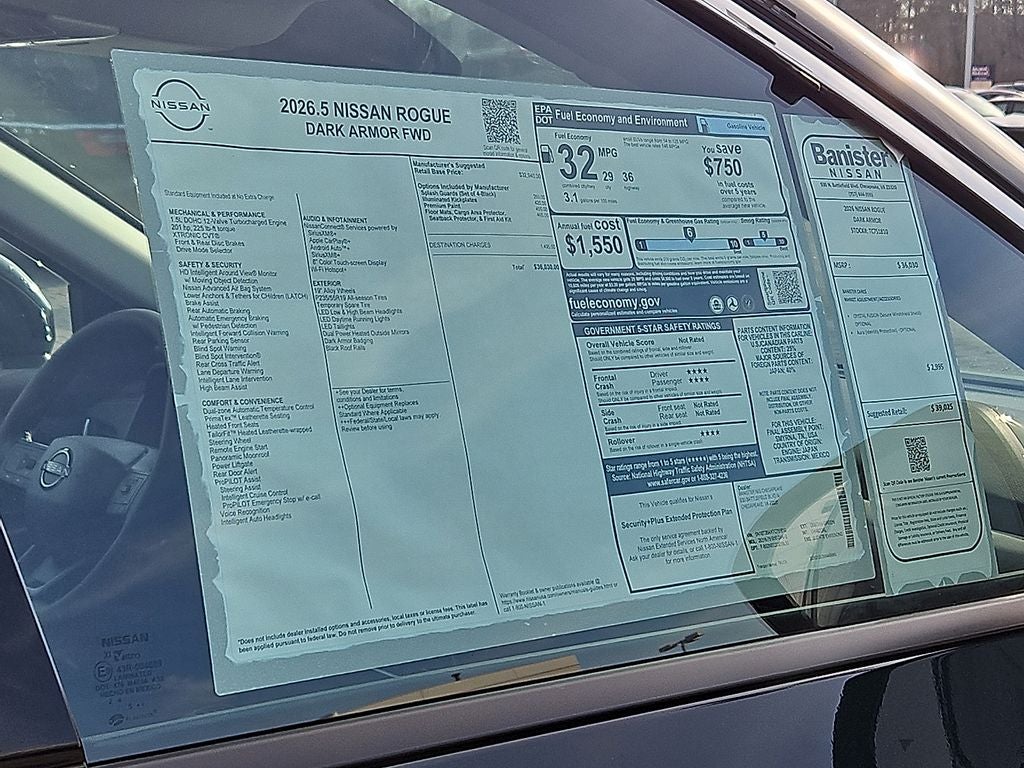 2026 Nissan Rogue Dark Armor