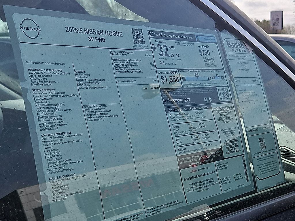 2026 Nissan Rogue SV