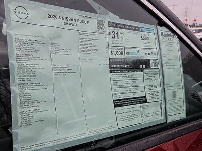 2026 Nissan Rogue SV